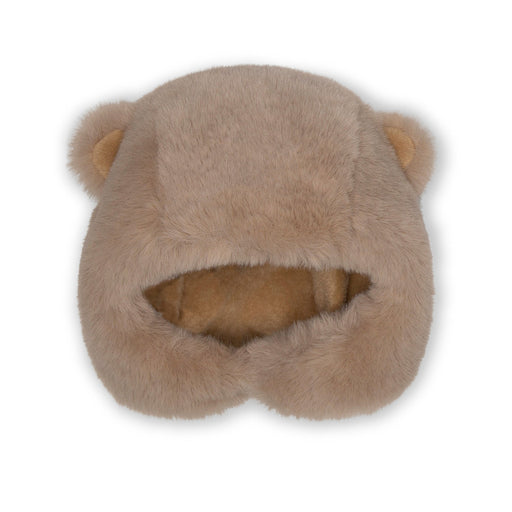 Lien Bear Hood - 0m to 3Y - Grey Brown par MINI A TURE - Hats, Mittens & Slippers | Jourès Canada