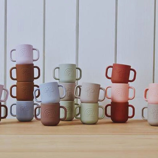 Kappu Cup - Pack of 2 - Clay / Pale mint par OYOY Living Design - OYOY MINI - Cups, Sipping Cups and Straws | Jourès Canada