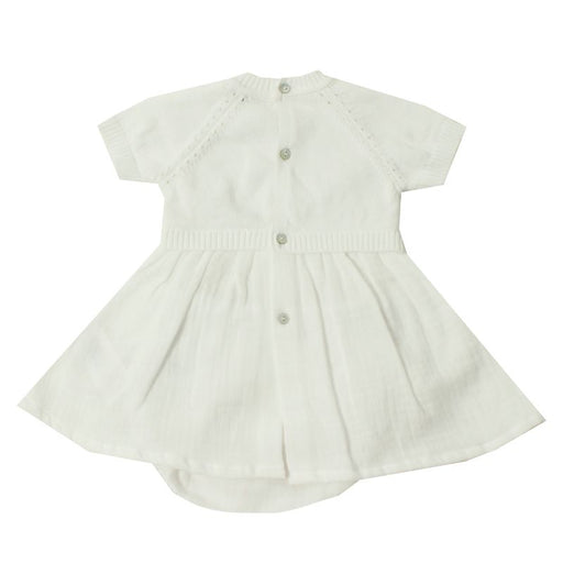 Newborn Dress and Bloomer - 1m to 12m - White par Dr.Kid - Dr.Kid | Jourès Canada