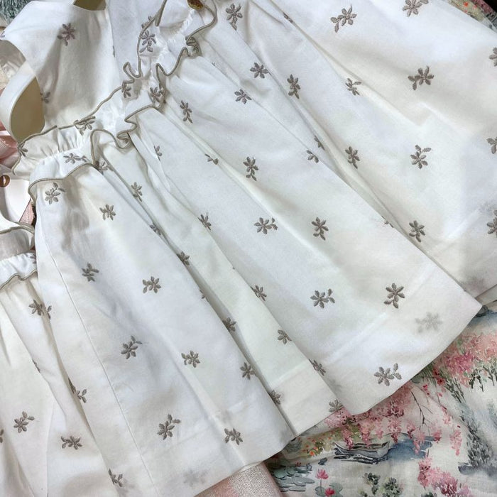 Summer Dress - 6m to 4Y - Delicate flowers par Pureté du bébé - Clothing | Jourès Canada