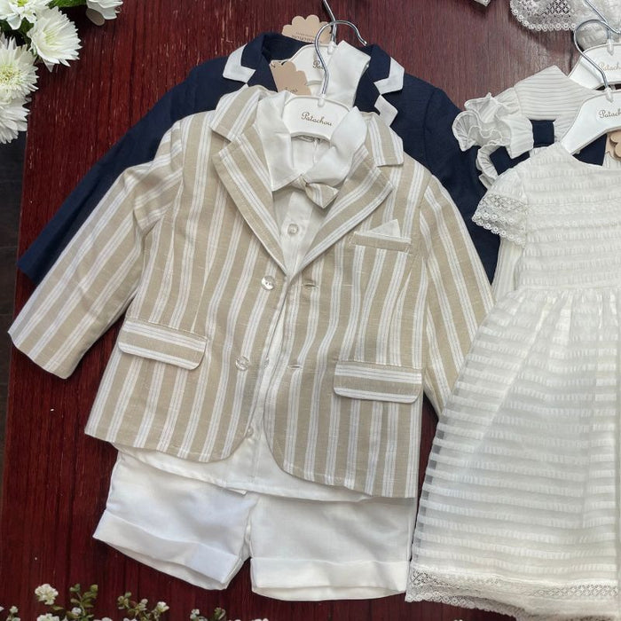 Mini Linen Shorts - 6m to 4T - White par Patachou - Clothing | Jourès Canada