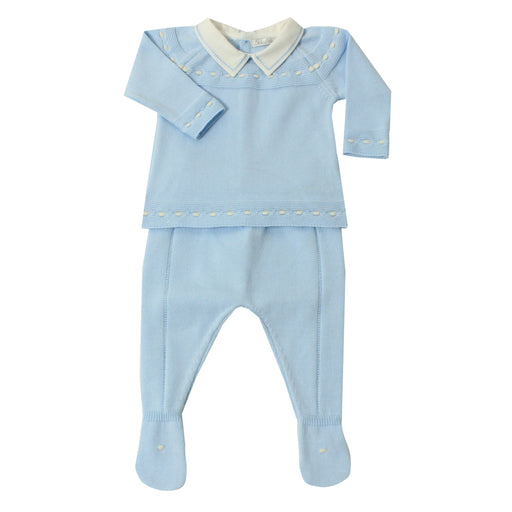 Long Sleeve Newborn Set - 6m - Baby Blue par Dr.Kid - Dr.Kid | Jourès Canada