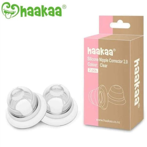 Haakaa Silicone Inverted Nipple Corrector - Pack of 2 par Haakaa - Breast Milk Pumps & Accessories | Jourès Canada