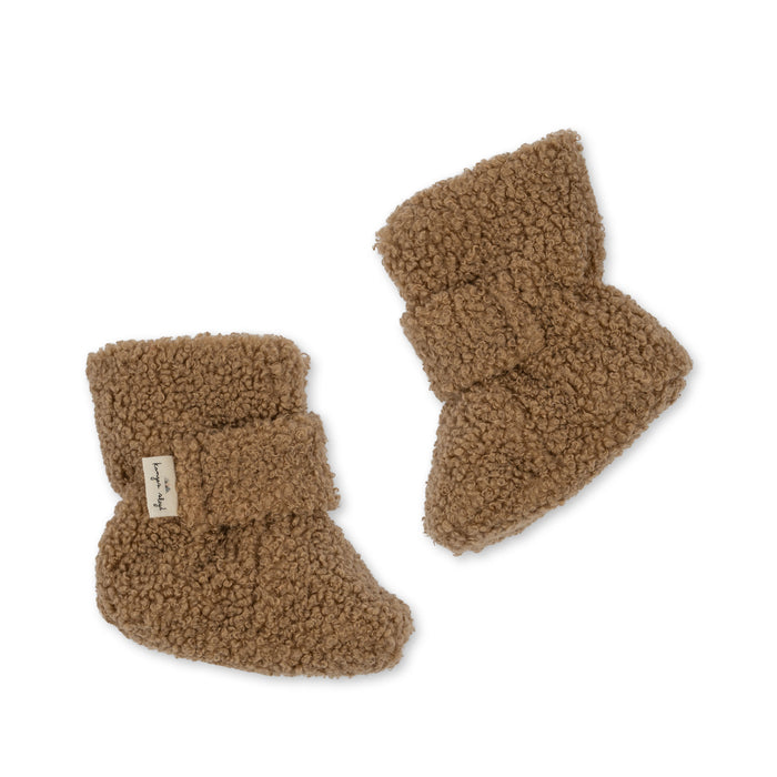 Grizz Teddy Baby Boots - Shitake par Konges Sløjd - Baby Onesie & Snowsuits | Jourès Canada