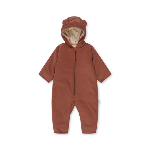 Combinaison en suède Teddy - 3m à 18m - Cedar Wood par Konges Sløjd - Combinaisons et tenues bébé | Jourès Canada
