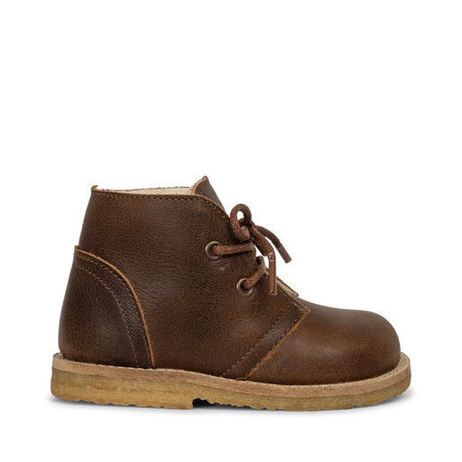 Woolie Leather Boots - Size 22 to 25 - Cognac par Konges Sløjd - Boots | Jourès Canada