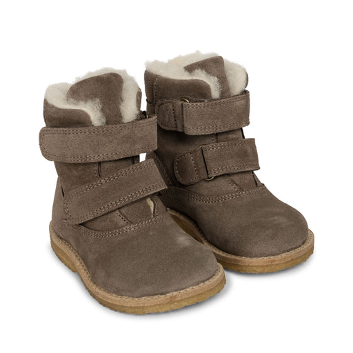 Winter Suede Thermo Boots - Size 22 to 28 - Desert Taupe par Konges Sløjd - Boots | Jourès Canada