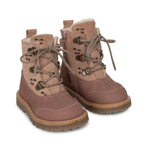 Zuri Winter Boots - Suede - Size 22 to 28 - Canyon Rose par Konges Sløjd - Boots | Jourès Canada
