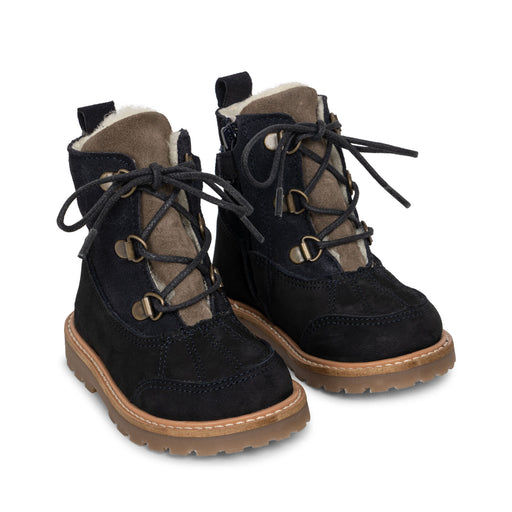 Zuri Winter Boots - Suede - Size 22 to 28 - Total Eclipse par Konges Sløjd - Boots | Jourès Canada