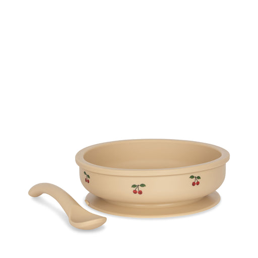 Bowl & Spoon set - Cherry par Konges Sløjd - Cups, Sipping Cups and Straws | Jourès Canada