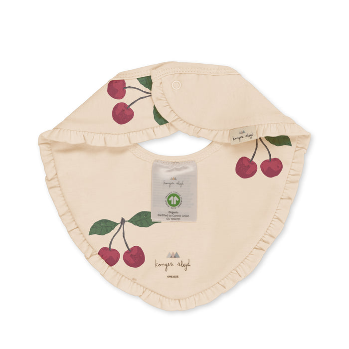 Basic Cotton Bibs - Pack of 2 - Ma grande cerise/ Nouvelle peach par Konges Sløjd - Baby | Jourès Canada