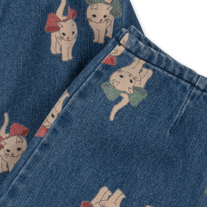 Magot Denim Pants - 2Y to 4Y - Bow Kitty par Konges Sløjd - Clothing | Jourès Canada
