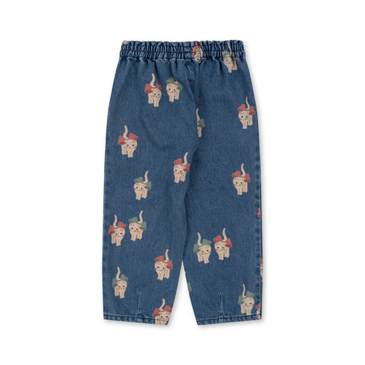 Magot Denim Pants - 2Y to 4Y - Bow Kitty par Konges Sløjd - Pants & Shorts | Jourès Canada
