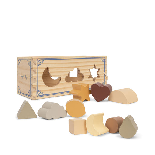 Wooden Shape Sorter - Multi par Konges Sløjd - Alphabet & Numbers | Jourès Canada