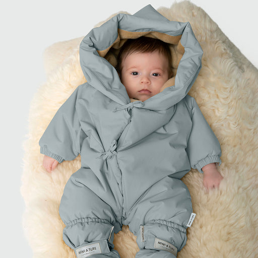 Combinaison d'hiver Fianna - 6m à 2A - Grey Green par MINI A TURE - Combinaisons et tenues bébé | Jourès Canada