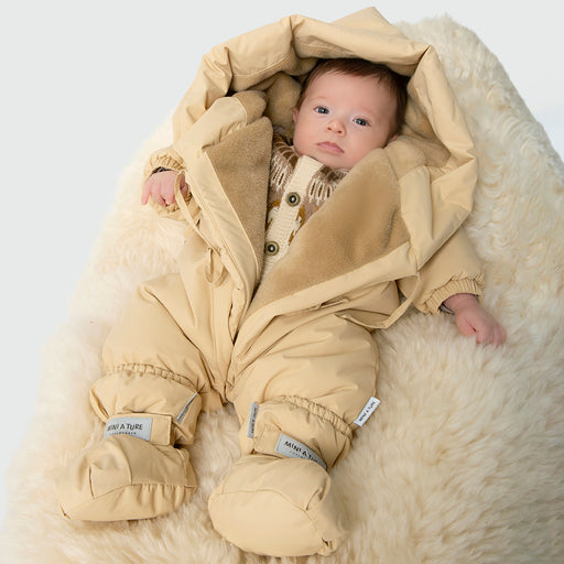 Combinaison d'hiver Fianna - 6m à 2A - Semolina Sand par MINI A TURE - Combinaisons et tenues bébé | Jourès Canada