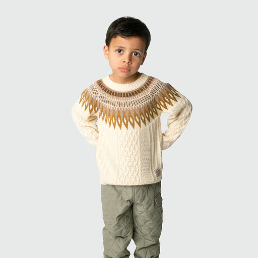 Timo Knitted Sweater - 12m to 4Y - Angora Cream par MINI A TURE - MINI A TURE | Jourès Canada