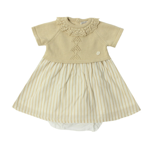 Newborn Dress and Bloomer - 1m to 12m - Beige par Dr.Kid - Dr.Kid | Jourès Canada