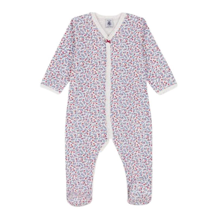 Organic Cotton Dors-Bien Pyjamas - 1m to 6m - Flowers par Petit Bateau - Baby | Jourès Canada