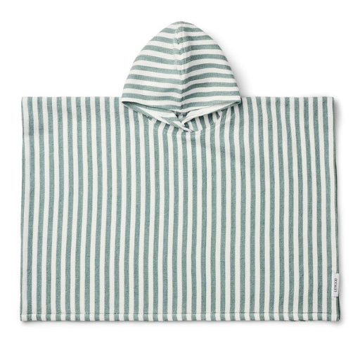 Paco Poncho - 1Y to 6Y - Peppermint / White par Liewood - Towels and Washcloths | Jourès Canada