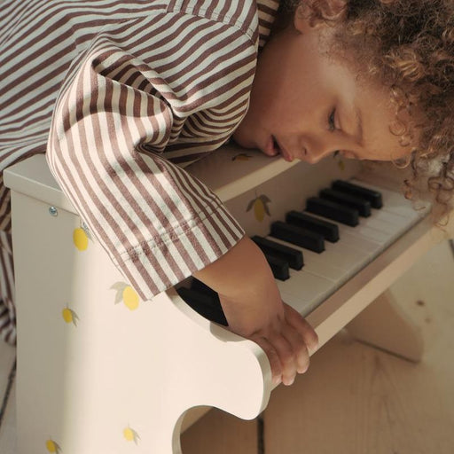 Wooden Piano - Lemon par Konges Sløjd - Musical toys | Jourès Canada