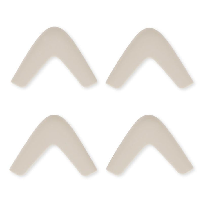 Silicone safety corners - 4-pack - Warm grey par Konges Sløjd - Baby Shower Gifts | Jourès Canada