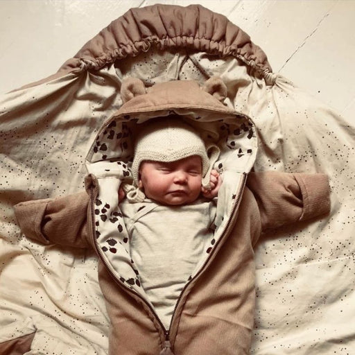 Combinaison en suède Teddy - 3m à 12m - Kalamata par Konges Sløjd - Combinaisons et tenues bébé | Jourès Canada