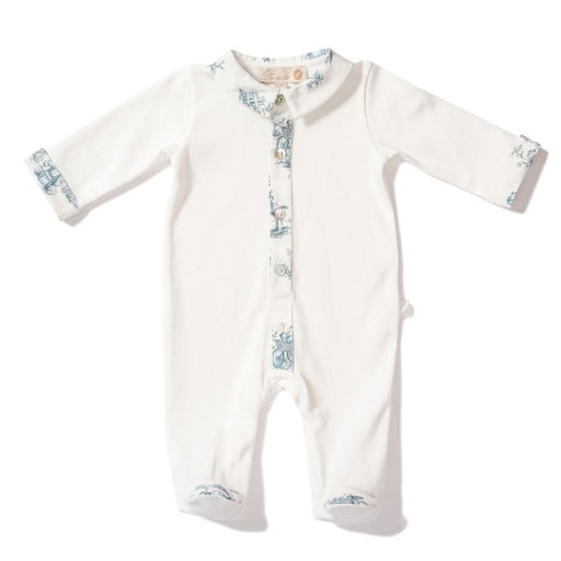 Newborn Pajamas - 1m to 6m - Blue par Pureté du bébé - Pajamas, Baby Gowns & Sleeping Bags | Jourès Canada