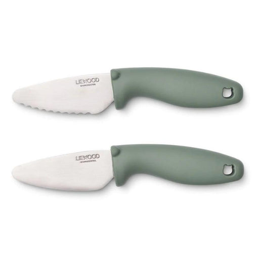 Perry cutting knife set - Faune green par Liewood - Mini Chef | Jourès Canada