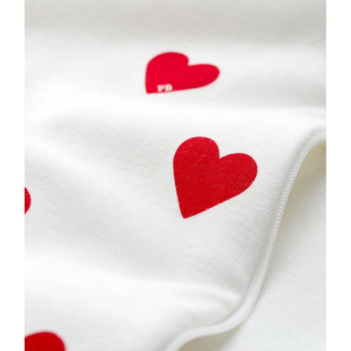Organic Cotton Sleeping Bag for Baby - Newborn to 36m - Hearts par Petit Bateau - Pajamas, Baby Gowns & Sleeping Bags | Jourès Canada