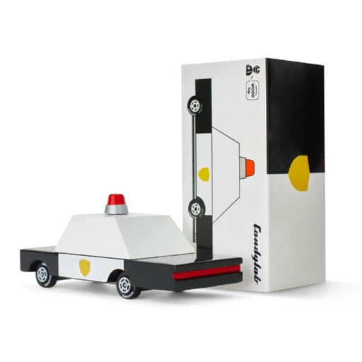 Voiture en bois - Candycar - Mini voiture de police par Candylab - Bébé | Jourès Canada