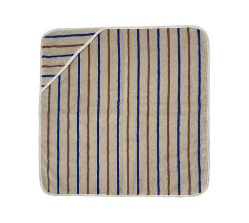 Raita Hooded Towel - Caramel / Optic Blue par OYOY Living Design - OYOY MINI - Bathroom Accessories | Jourès Canada
