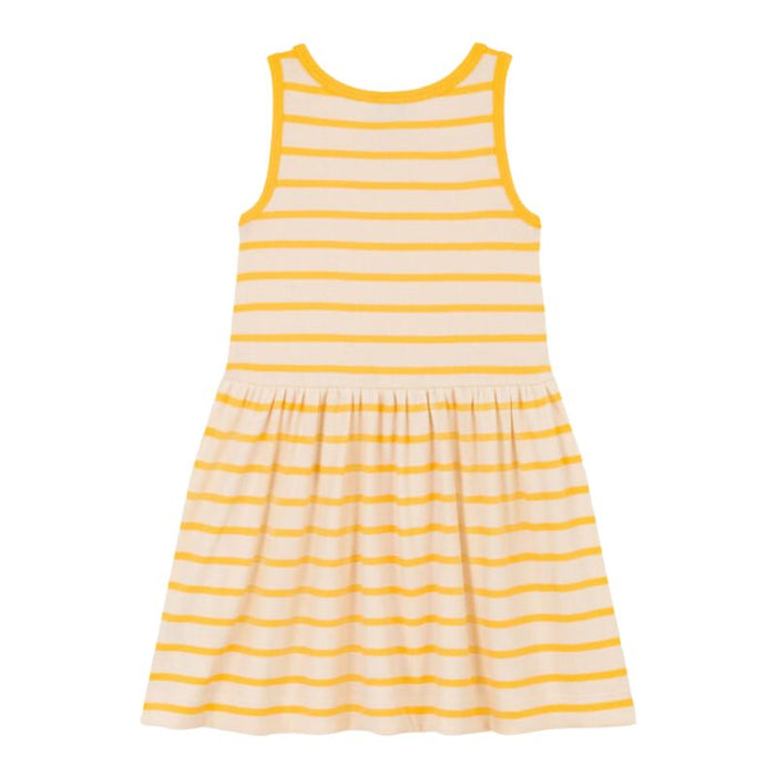Sleeveless Dress - 3m to 24m - Daisy Stripes par Petit Bateau - Dresses | Jourès Canada