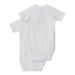 Short sleeves Cotton Bodysuits - 1m to 12m - Pack of 2 - White par Petit Bateau - Baby | Jourès Canada