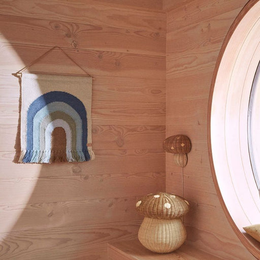Mini Wall Rug - Follow The Rainbow - Blue par OYOY Living Design - Rugs, Tents & Canopies | Jourès Canada