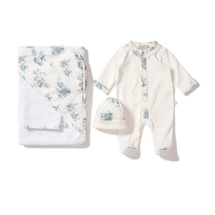 Newborn Pajamas - 1m to 6m - Blue par Pureté du bébé - Baby | Jourès Canada