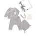 Baby Gift Set - 1m to 12m - Pack of 4 - Black Stripes par Petit Bateau - Baby | Jourès Canada