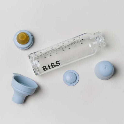 BIBS Baby Glass Bottle Complete Set Latex - 110ml - Sage par BIBS - Baby Bottles | Jourès Canada