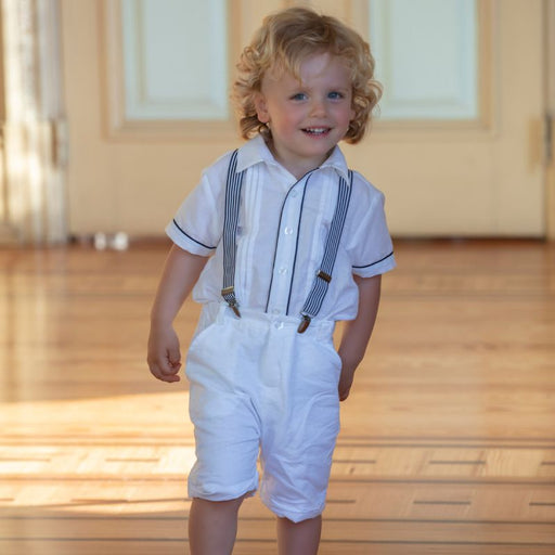 Mini Linen Shorts - 6m to 4T - White par Patachou - Patachou | Jourès Canada