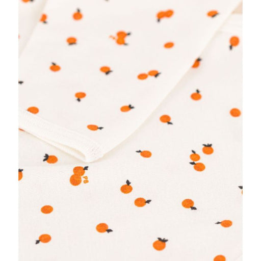 Organic Cotton Dors-Bien Pyjamas - 1m to 6m - Oranges par Petit Bateau - Pajamas, Baby Gowns & Sleeping Bags | Jourès Canada