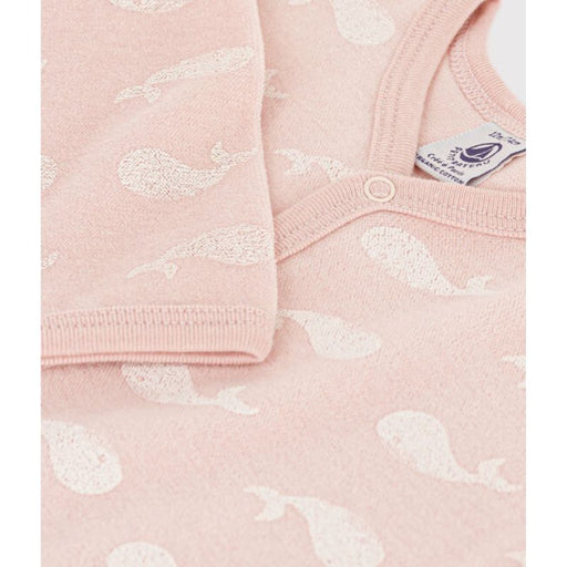 Organic Cotton Dors-Bien Pyjamas - 1m to 6m - Saline / Whale par Petit Bateau - Pajamas, Baby Gowns & Sleeping Bags | Jourès Canada
