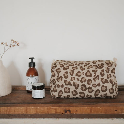 Toiletry Bag - Leopard par Rose In April - The Safari Collection | Jourès Canada