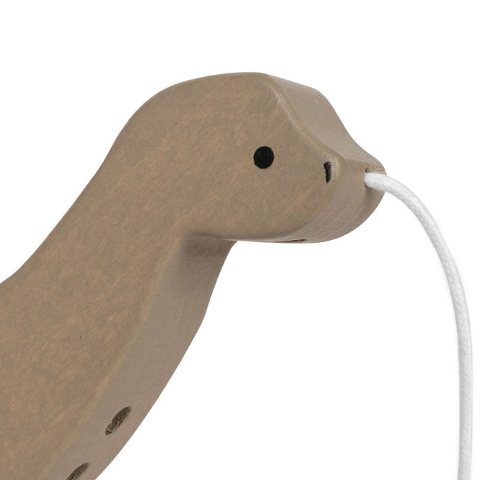 Wooden Toy - Pull-Around - Dino par Konges Sløjd - Baby | Jourès Canada