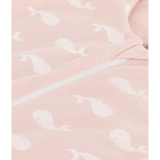Organic Cotton Sleeping Bag for Baby - Newborn to 36m - Pink Whales par Petit Bateau - Sleeping Bags | Jourès Canada