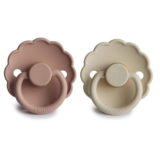 0-6 Months Daisy Silicone Pacifier - Pack of 2 - Blush / Cream par FRIGG - Instagram Selection | Jourès Canada