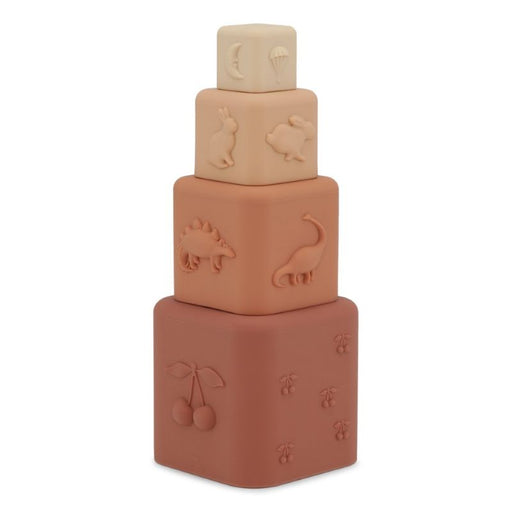 Silicone Stacking Tower - Rosesand mix par Konges Sløjd - Stacking Cups & Blocks | Jourès Canada