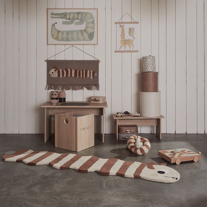 Storage Box - Round - Set of 3 - Multi par OYOY Living Design - Bedroom | Jourès Canada