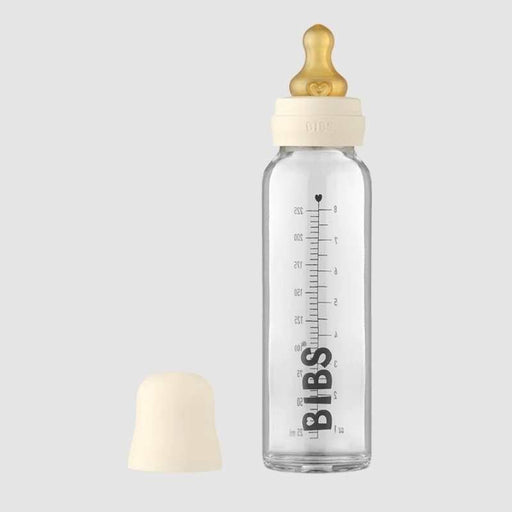 BIBS Baby Glass Bottle Complete Set Latex - 225ml - Ivory par BIBS - Glass Baby Bottles | Jourès Canada