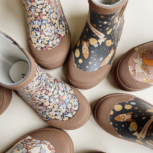 Welly Rain Rubber Boots - Size 21 to 30 - French Oak par Konges Sløjd - Rain boots | Jourès Canada