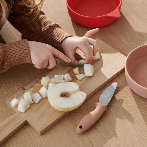 Perry cutting knife set - Golden caramel par Liewood - Mini Chef | Jourès Canada